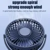 Ventilateurs Ventilateur de Table Portable à Clip sur Type Mini ventilateur de bureau Rechargeable USB ventilateur électrique à Rotation de 360 degrés pour dortoir d'étudiant de bureau