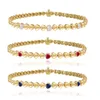 Charm Bracelets Arrived Classic Women Girlfriend Gift Fashion Jewelry Multi Color Heart Shaped CZ Beaded Tennis Bracelet