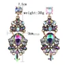 stud boho incnic Water Crystal Drop Earrings Women's Jewelery Detection ission includer inpring femme Indian big inring yq240129