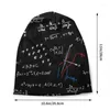 Basker Geek Physics Ekvationer Bonnet Hat Sticked Unisex vuxen Matematik Science Teacher Geometric Gift Winter Warme Beanies Cap