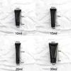 Bouteille souple en plastique noir, 10ml, 30g, 50ml, 60ml, 80g, 100ml, 200ml, cosmétique, nettoyant pour le visage, crème, Tube à presser, conteneurs de Lotion vides T307x