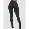 Leggings pour femmes LW SXY taille haute côté maille transparente maigre patchwork contrôle du ventre BuLift pantalon de base sportif