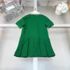 Роскошная юбка для девочек, высокое качество, летнее детское платье-поло, размер 100-150, детская дизайнерская одежда, плиссированная юбка, детское платье, 20 января