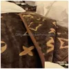 Blanket Warmth Coral Fleece Office Throw Home Sofa Bed Er Outdoor Portable Cam Picnic Drop Delivery Dh5Vq