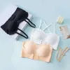 Front Buckle Gathered Non-slip, Anti-sagging Trace No Steel Ring Invisible Strapless Women's Bra Strap