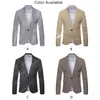 Men's Suits Business Work Attire For Men Casual Formal Suit Blazer Slim Jacket Coat Button Top Ideal Seasoned Professionals