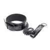 Kit de bondage ultime lié par Thierry Crimson/noir, avec bandeau, collier Gag, poignets et chevilles, jouets sexuels pour fessée