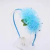 Hair Accessories 5 Colors Band With Grosgrain Lace Flower For Girls Handmade Leaves&Flower Bow Hairbands Kids