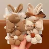 Hair Accessories Cute Clip Set For Girls - Autumn Winter Headwear Bowknot Bands And Elastic Ties