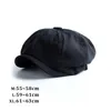 Men Berets Retro y Blinders Wool Blend Herringbone Tweed sboy Octagonal Hat Casual Flat Cap Father Hats 240126