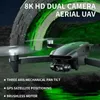 Drones 2023 nouveau X36 8K PRO GPS véhicule aérien sans pilote caméra HD trois axes Quadrotor sans brosse FPV 5G Wifi 1.5km 25 min vol à distance YQ240129