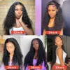 Water Wave Lace Front Wig Full Human Hair Wigs For Black Women 30 34 Inch HD Wet And Wavy Loose Deep Frontal 240126