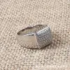 Designer David Yuman Jóias Xx Conjunto de anel popular semelhante de 15 mm com imitação de diamante de zircônia estilo de venda quente