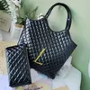 Moda tendência tote mulheres totes bolsa mulher designer icare maxi saco de compras preto branco couro viagem grande ombro sacos praia h258y