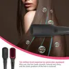 Negativt jonhår rätare borste Anti-Scald Portable Hair Styling Tools Appliances Cam för Natural Thick Hair Women 240119