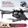 Drones NOVO RC Novo i3 Pro Drone 4K HD Dual ESC Câmera Óptica Fluxo Posicionamento Evitar Obstáculos Dobrável Quadcopter RC Dron Brinquedos Presentes YQ240129