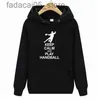 Men's Hoodies Sweatshirts 2024 Plus Size S-4XL Hoodies Men Keep Calm And Play Handball Male hip hop Hoodies Sweatshirts mens casual Hooded brand clothing Q240129