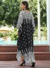 Maillots de bain pour femmes Elengant Noir Plus Taille Kaftan pour femmes Robe de plage longue 70s Caftans Blue Print Butterfly Maillot de bain Cover Up Robe