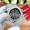 Automatic Mechanical Watches Diamond Mechanical Steel Man Luminous Watch Wrist Precision 316l Iced 5711 Out Bezel Best Pate Gentlemenlike