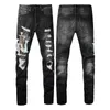 Jeans da uomo Dsquare Designer di lusso europeo e americano d2 Jeans da uomo Slim Fit Pantaloni con ricamo elastico Moda Swing Paint Abbigliamento da uomo Taglia USA 28-38 Jeans 859