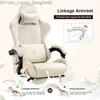 Autres meubles Chaise de jeu GTPR Chaise d'ordinateur avec repose-pieds et haut-parleurs Bluetooth Chaise de jeu ergonomique à dossier haut Chaise de jeu inclinable Q240129