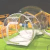 wholesale Tente gonflable igloo à bulles la plus populaire, dôme transparent à 360 ° avec ventilateur d'air, vitrine de produits de camping en plein air, événement publicitaire