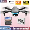 Дроны Новый RG107 Pro Drone 10K Профессиональная двойная HD-камера FPV Мини-дрон Аэрофотосъемка Складной квадрокоптер Игрушка Праздничный подарок YQ240129