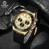 OCHSTIN hommes montres haut de gamme grande montre de Sport de luxe hommes Silicone Quartz poignet chronographe or Design mâle horloge 240125