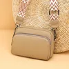 100％Cowhide Crossbody Cowhide Cowhide Cell Phone Shourdle Bage本物の革のメッセンジャーファッション女性のための毎日の使用ハンドバッグ240123