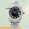 Дизайнерские часы Роскошные часы с бриллиантами Iced Out Watch Дизайнерские часы для мужчин Высокое качество с автоматическим механизмом De Luxe 41 мм