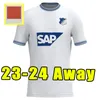 TSG 1899 Hoffenheim 23 24 Thai Quality Soccer Jerseysシャツカスタマイズされたサッカー大人Bebou＃9 Dabbur＃10