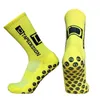 Sportstrumpor Tapedesign Football Socks Round Silicone Sug Cup Grip Anti Slip Soccer Socks Sport Män Kvinnor Baseball Rugby Sock YQ240126