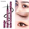 Mascara Yanqina Beauty Red Leopard Print Eyeliner Set di 2 pezzi per il trucco Impermeabile e antimacchia Consegna a goccia Otlbo