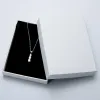 Colliers Iogou Luxury 3 Collier pendentif en pierre 0,53CTTW COUPE COUPE MISSANITE Colliers 925 Bijoux fins en argent sterling pour les femmes