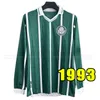 Uzun Kollu Palmeiras R. Carlos Retro Futbol Formaları Erkek Edmundo Zinho Rivaldo Evair Ev Futbol Gömlekleri Erkek Üniformaları Camisas de Futebol 10 11 92 93 94 95 96 1999 2009 2009