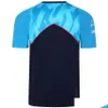 Odzież motocyklowa F1 2023 Drużyna Trening Jersey Racing Driver Blue T-shirt Forma 1 Koszulka fanów Summer Extreme Sports Lover oddychający t-otmco