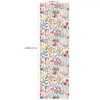 Fonds d'écran Vinyle floral multicolore pelé et collé papier peint auto-adhésif aquarelle fleurs stickers muraux chambre décoration de la maison