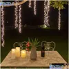 Décoration de fête Connectable LED Guirlandes de mariage Guirlande de fée de Noël en plein air pour arbre Gardenparty Street Y0720 Drop Delive Dhmr8