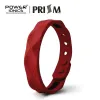 Bracelets Power Ionics Prism 2000 Ions Titanium Germanium Silicone Wristband Bracelets For Man Women Balance Energy Balance Human Body
