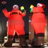 Activités de jeux de plein air, 12m 40 pieds de haut, père noël gonflable géant avec lumière LED, décoration de noël, livraison gratuite