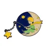 Broches le petit Prince en émail, broche de conte de fées de dessin animé pour femmes, épingles d'étoile de pêche, sacs à dos, Badge de vêtements