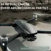 Drones 2023 nouveau X36 8K PRO GPS véhicule aérien sans pilote caméra HD trois axes Quadrotor sans brosse FPV 5G Wifi 1.5km 25 min vol à distance YQ240129