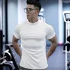 Men's T Shirts Men Spring Summer Half Turtleneck Tshirt Fleece Knitted Short Sleeve Bodybuilding Ropa Hombre Shirt Homme Casual Fitness Tees