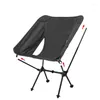 Mobilier de Camp loisirs Camping lune chaise stockage Portable extérieur pliant en alliage d'aluminium haute densité Oxford tissu matériel