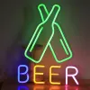 USB Powered Beer Time Led Sign Shop Bar Restoran Otel Partisi Dekoratif Işık Neon Yatak Odası Duvar Mutfak Dekor Gece Li