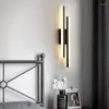 Lâmpada de parede moderna linha interior tira acrílico led luz nórdico minimalista elegante para quarto sala estar tv fundo escada corredor