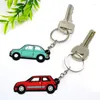 Porte-clés 6/8pcs / set 1 chaque couleur voiture porte-clés accessoires style classique porte-clés souvenir ajustement clé pendentif enfants amis cadeau d'anniversaire