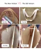 Väskor Fashion Linen Tote Bag A1 A2 A3 Art Bag för att rita flerstorlekar Stora konstförvaringspåse Portable Artist Bag For Art Supplies