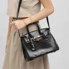 Bking Aabkin Designer Bot Crocodile Pattern Bag for Women Style One Spalla Crossbody Handbag M47C Qualità originale