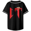 T-shirts pour hommes Natanael Cano Corridos Tumbados Uniforme de baseball Été Mince Pull Vêtements de mode Hip Hop Style Haut à manches courtes